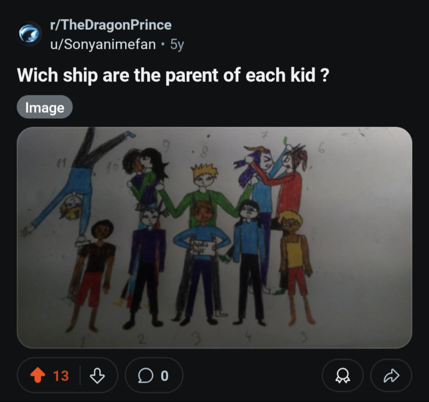 Quel couple est le parent de chaque enfant 