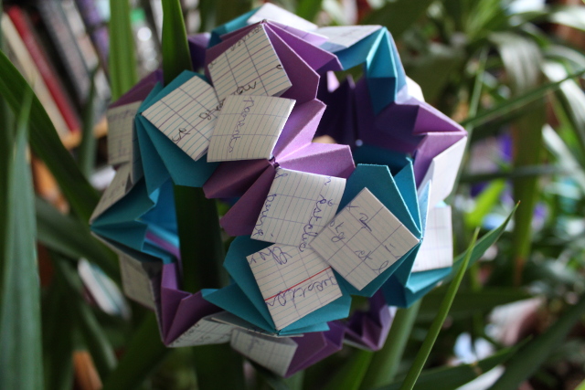 Kusudama avec Yukka