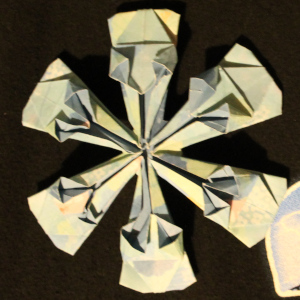 flocon en origami
