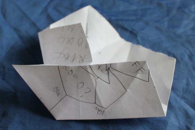Etoile en origami Etape 4