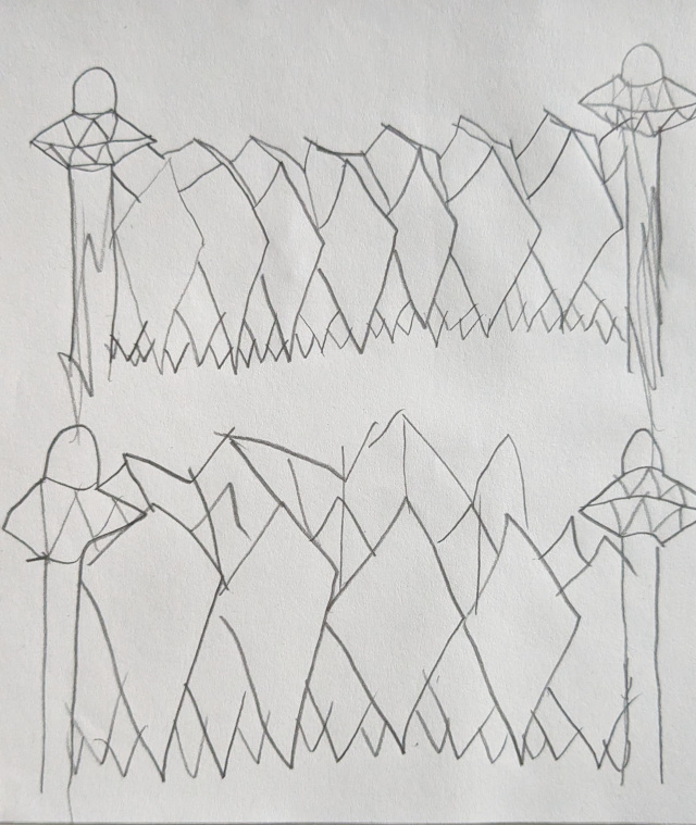 barrière de losanges