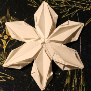 flocon en origami