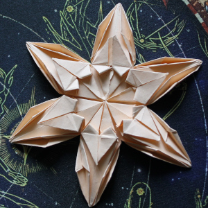 flocon en origami