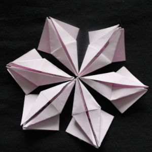 flocon en origami